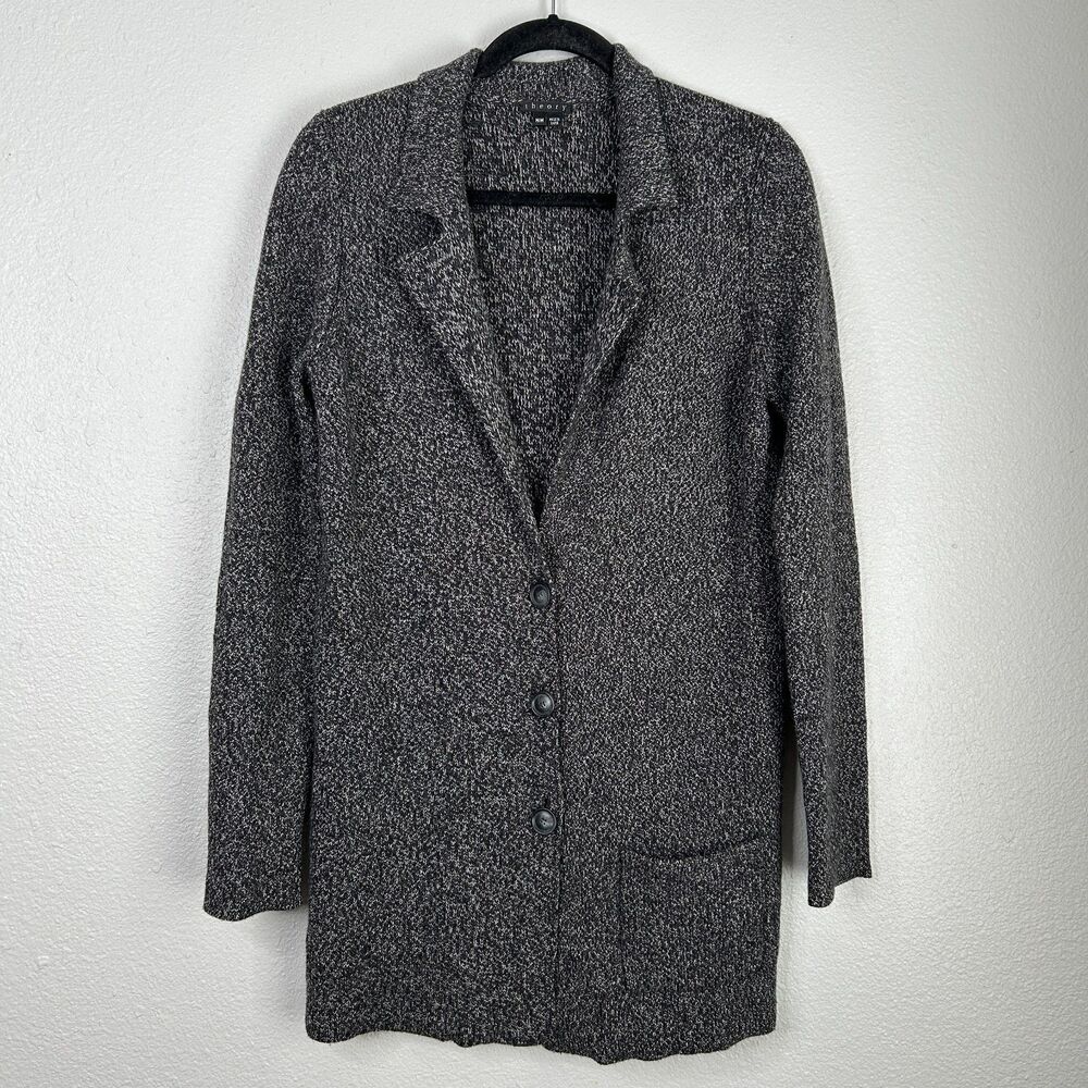 Theory Womens Cardigan Hesti Eloquence Longline Wool Medium